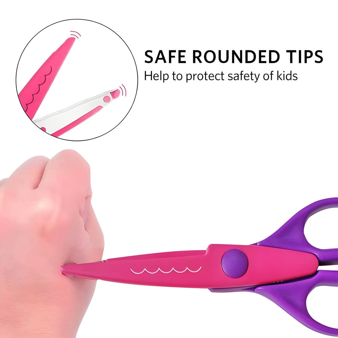 Foska Craft Scissors Set with ergonomic handles and stainless steel blades