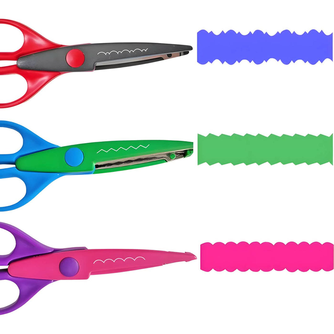 Foska Craft Scissors Set with ergonomic handles and stainless steel blades