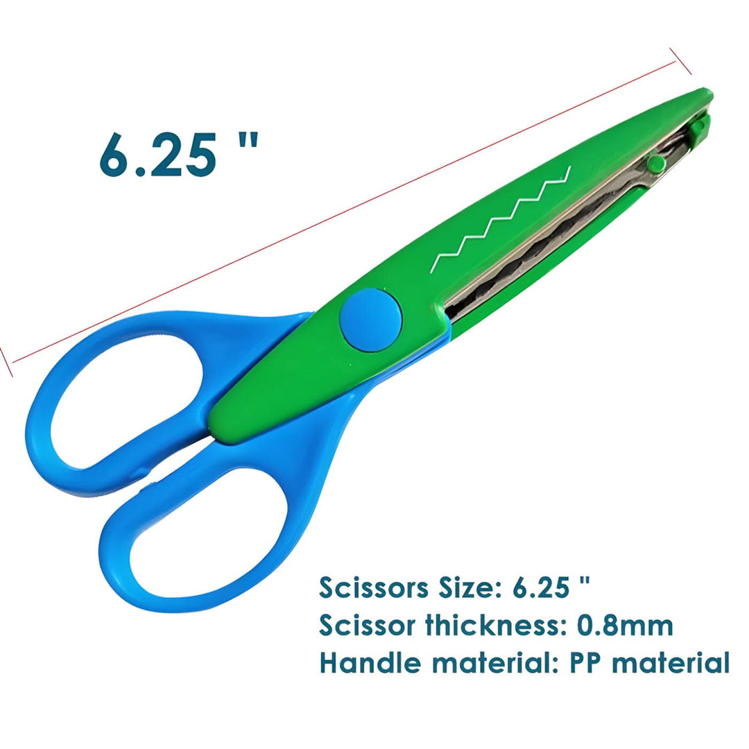 Foska Craft Scissors Set with ergonomic handles and stainless steel blades