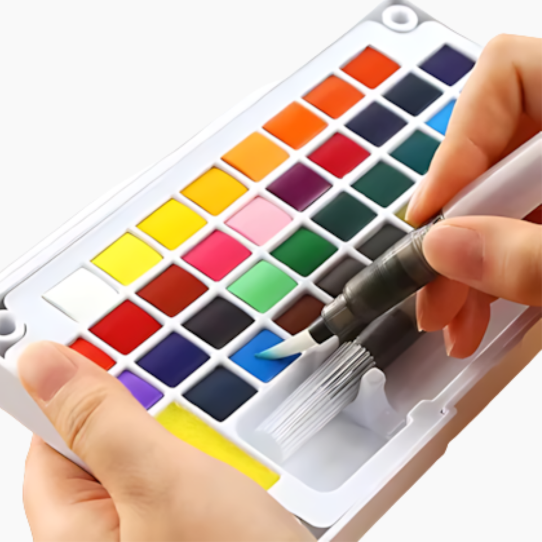 Foska Quality Solid Watercolor Paint Set