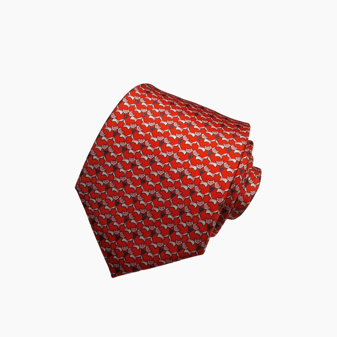 Leopardous Silk Tie