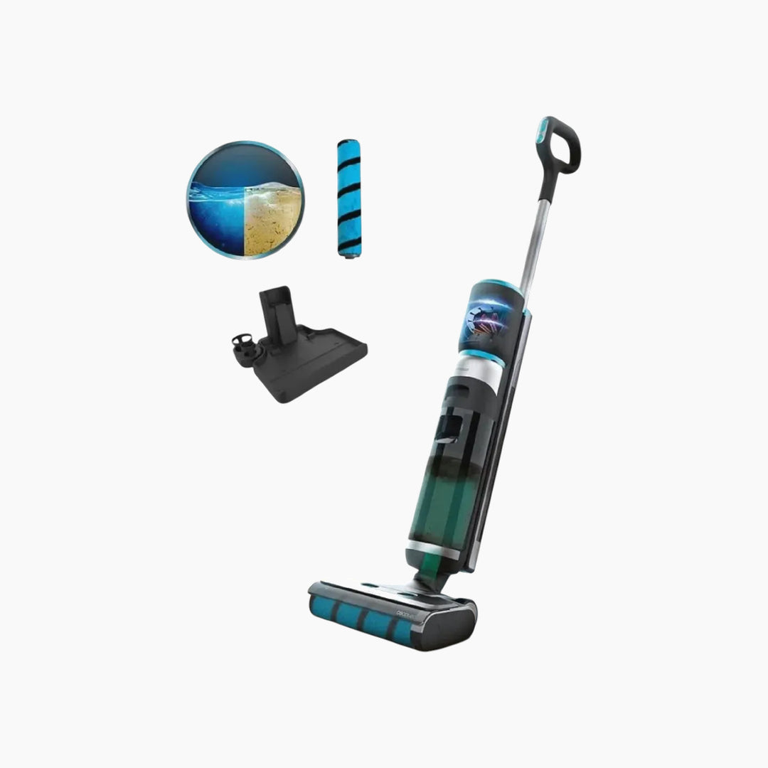 ReadyWarm FreeGo Wash&amp;Vacuum floor cleaner with Jalisco wet roller brush