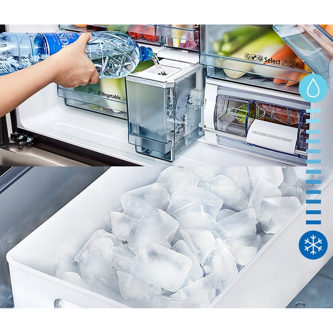 Hitachi R-WB720 French Door Bottom Freezer Refrigerator