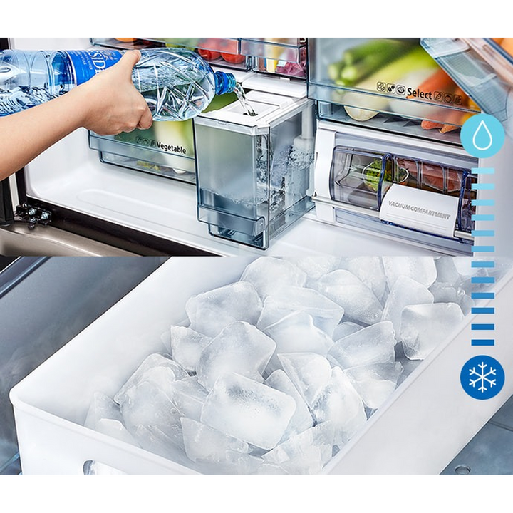 Hitachi R-WB720 French Door Bottom Freezer Refrigerator
