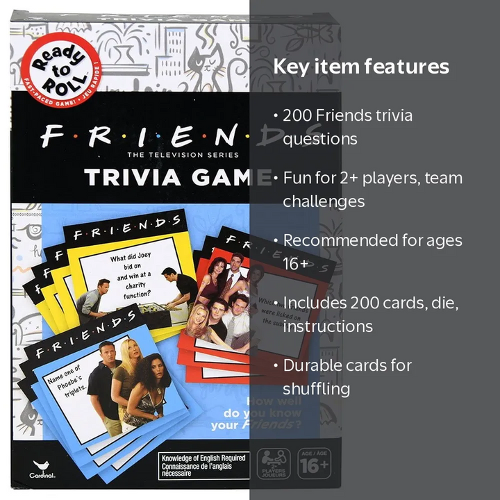 Friends Trivia Board Game