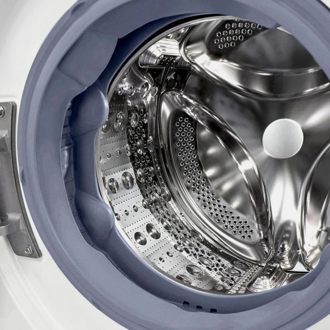 LG Front Load Washer 8KG AI Direct Drive Motor Steam White