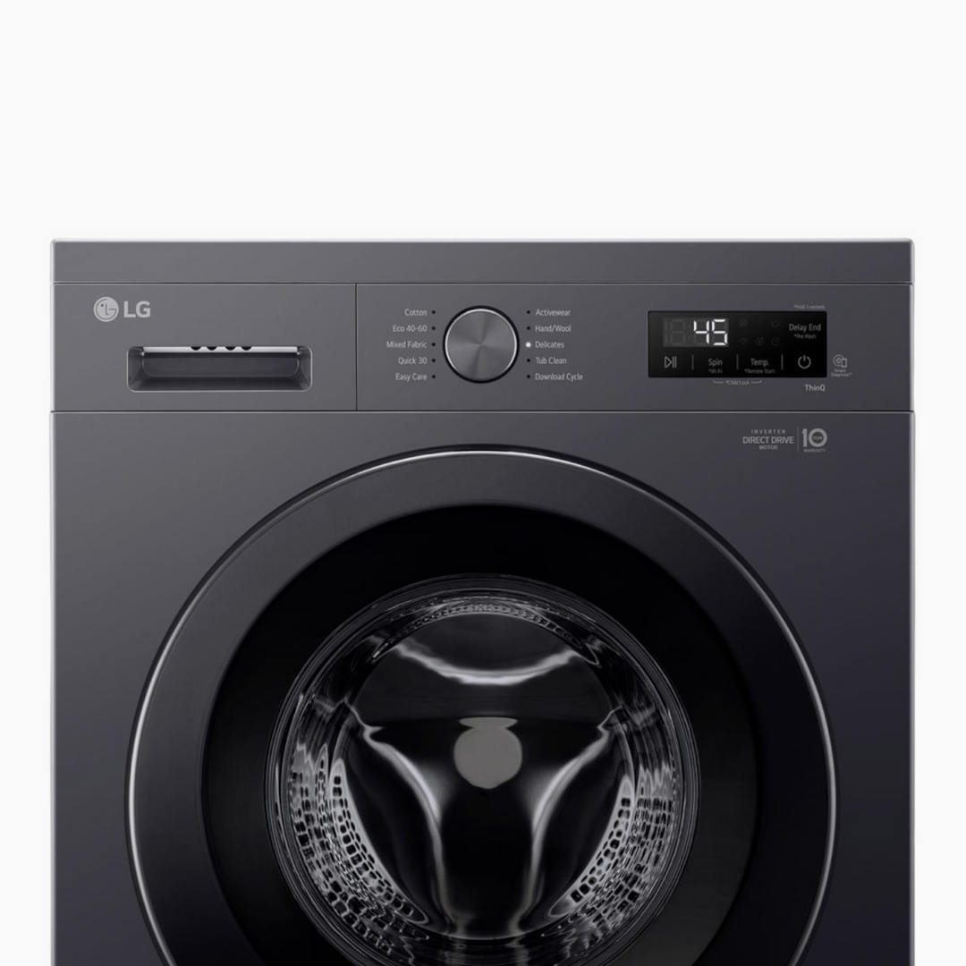LG Front Load Washer 8KG Direct Drive Motor Smart Diagnosis Silver