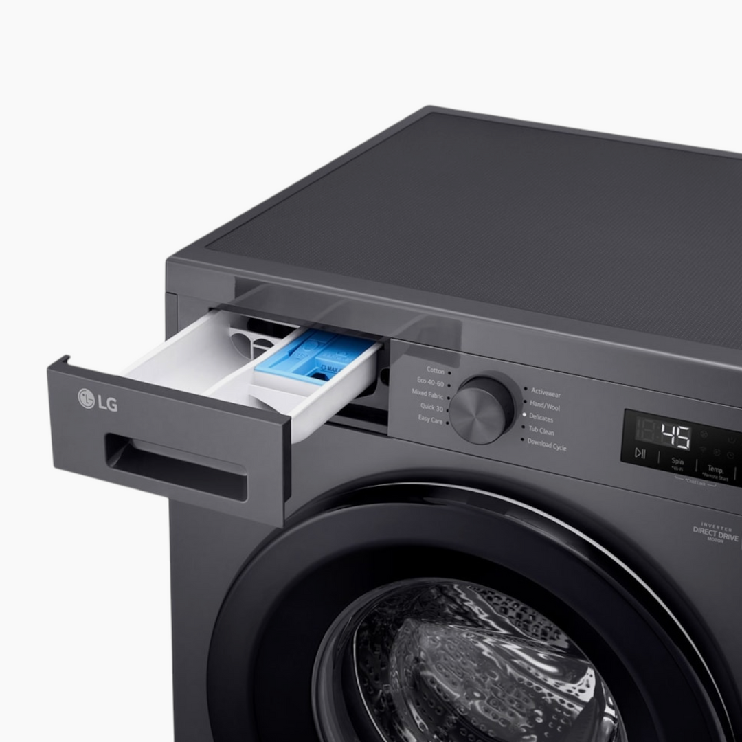 LG Front Load Washer 8KG Direct Drive Motor Smart Diagnosis Silver