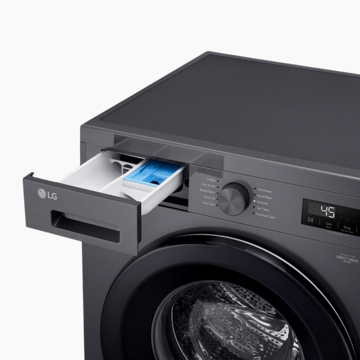 LG Front Load Washer 8KG Direct Drive Motor Smart Diagnosis Silver