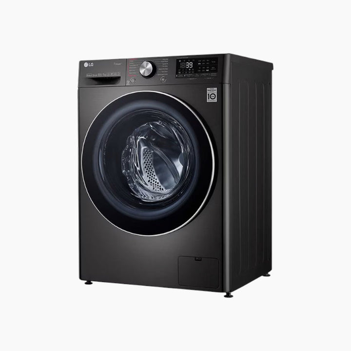 LG Front Load Washer &amp; Dryer 10.5/7KG AI DD TurboWash360 Black Steel