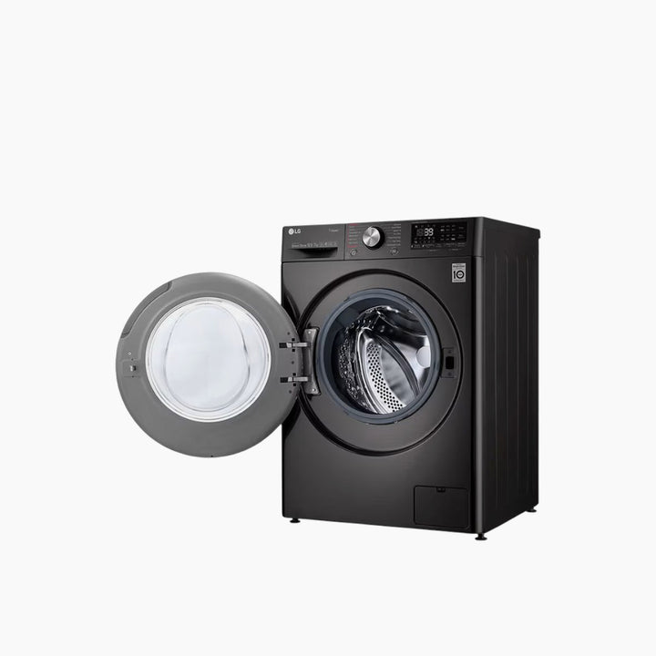 LG Front Load Washer &amp; Dryer 10.5/7KG AI DD TurboWash360 Black Steel