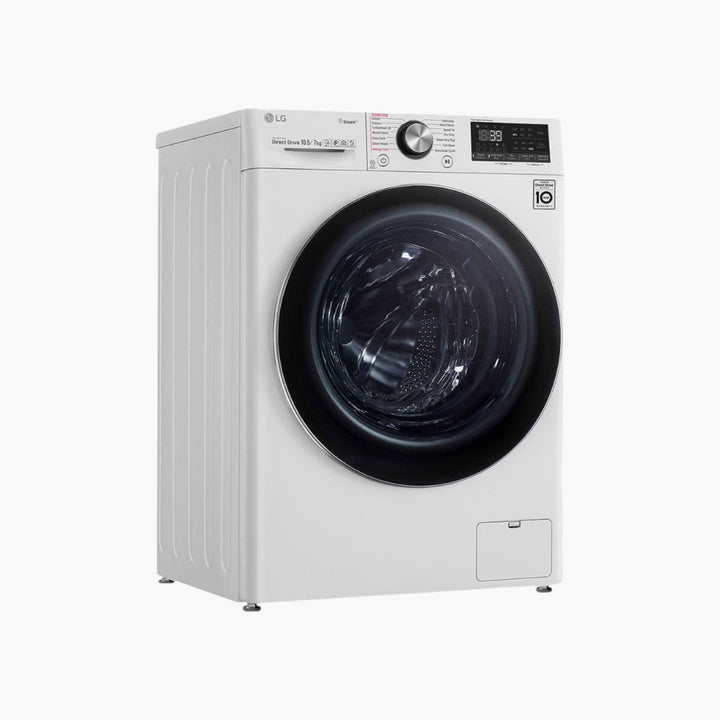 LG Front Load Washer &amp; Dryer 10.5/7KG AI DD TurboWash360 White