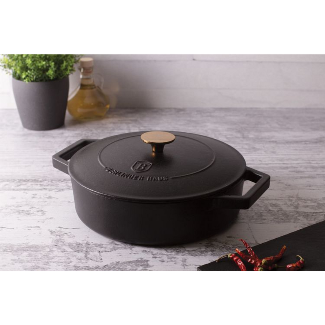Berlinger Haus Frying Pan with Two Handles and Lid, 26 cm