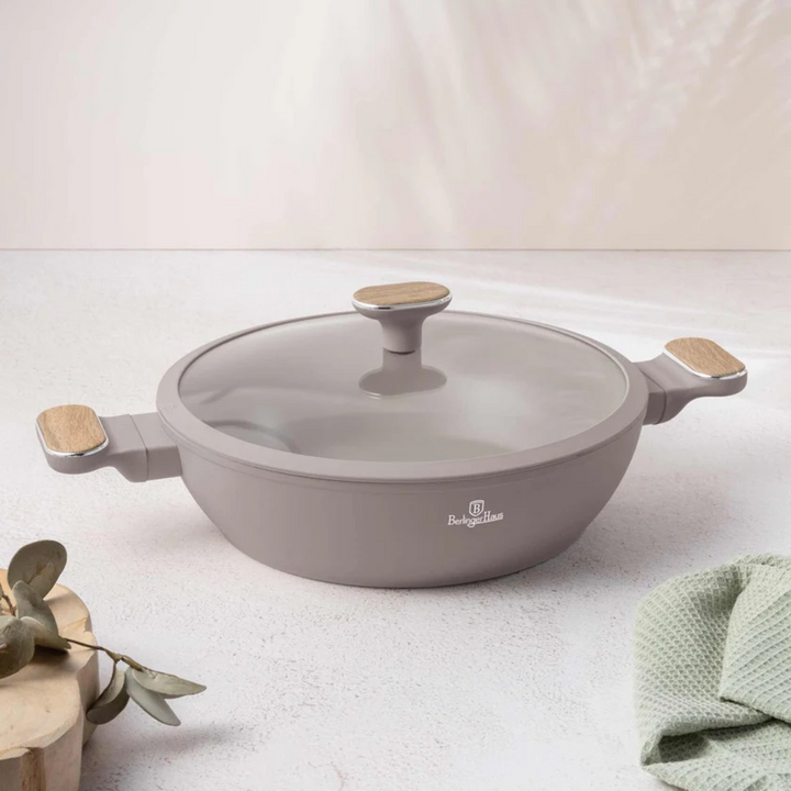 Berlinger Haus Frying Pan with Two Handles and Lid, 28 cm
