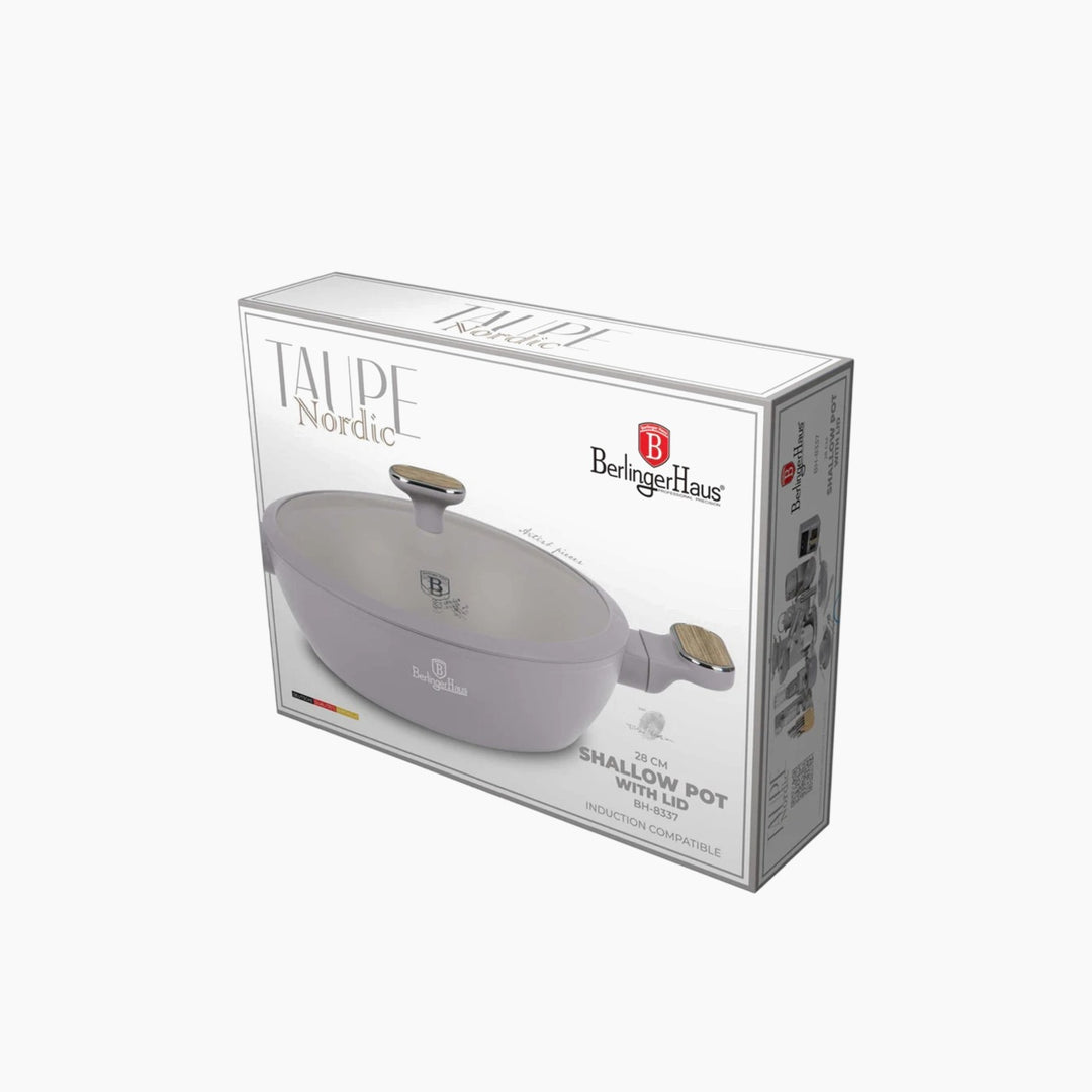 Berlinger Haus Frying Pan with Two Handles and Lid, 28 cm