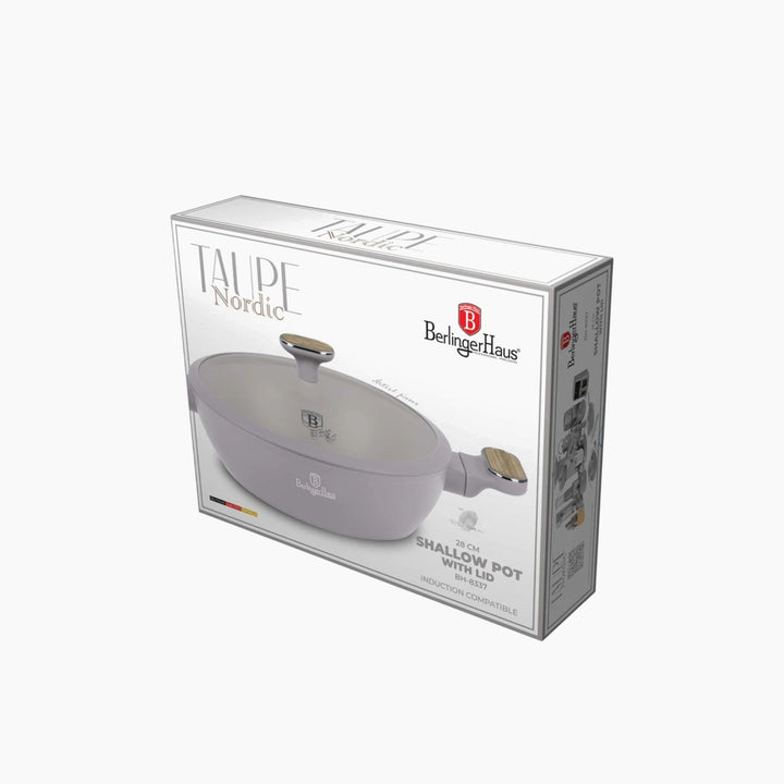 Berlinger Haus Frying Pan with Two Handles and Lid, 28 cm