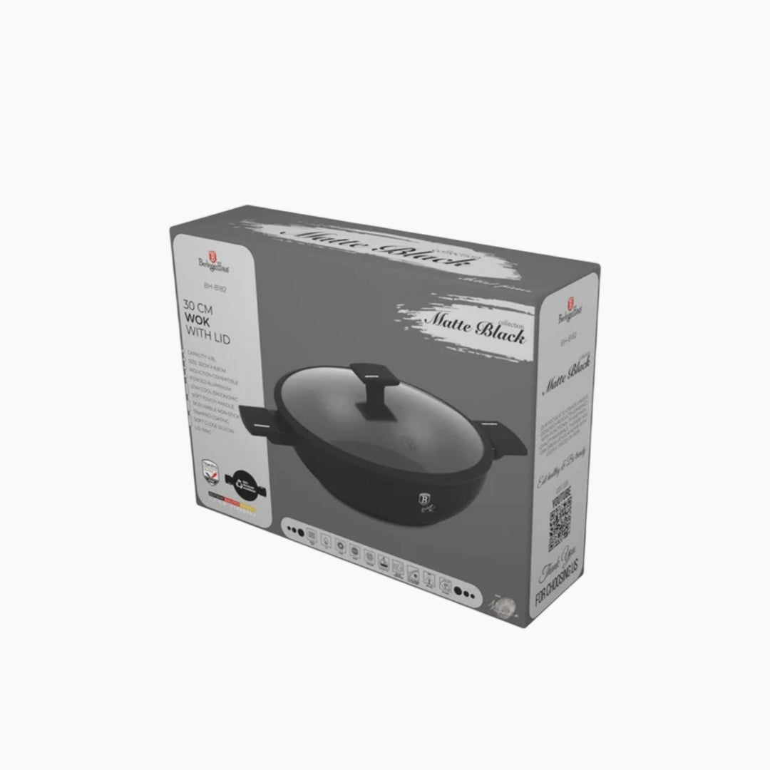 Berlinger Haus Frying Pan with Two Handles and Lid, 30 cm