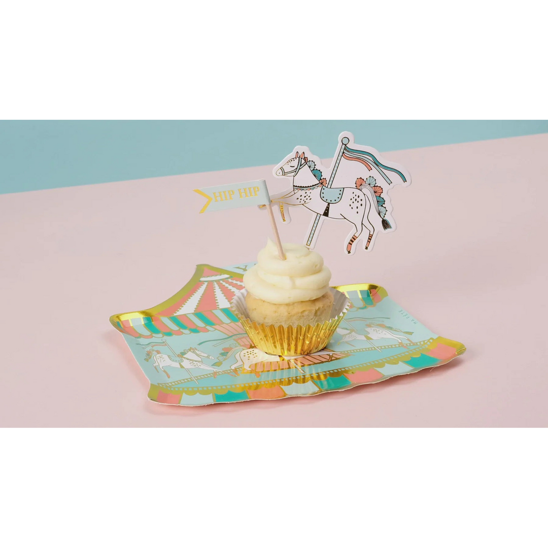 Ma Fete Carousel Plates - Set of 8