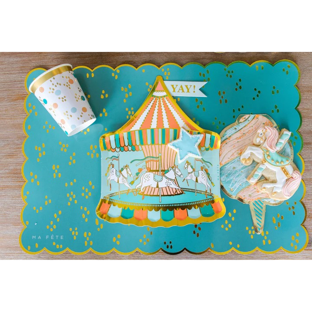 Ma Fete Carousel Plates - Set of 8