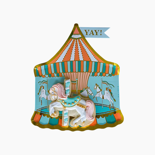 Ma Fete Fun Fair Carousel Plates