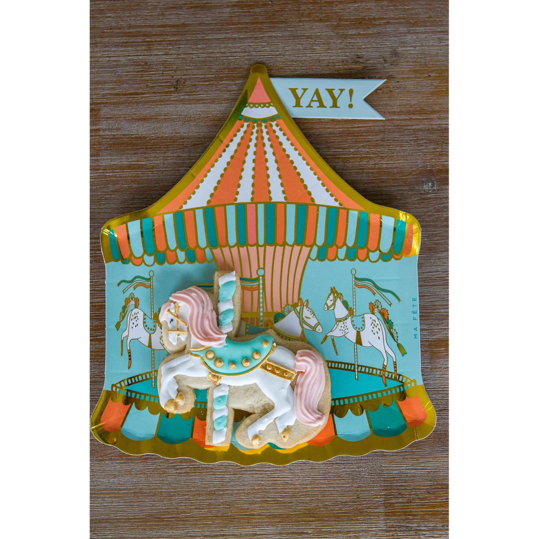 Ma Fete Carousel Plates - Set of 8