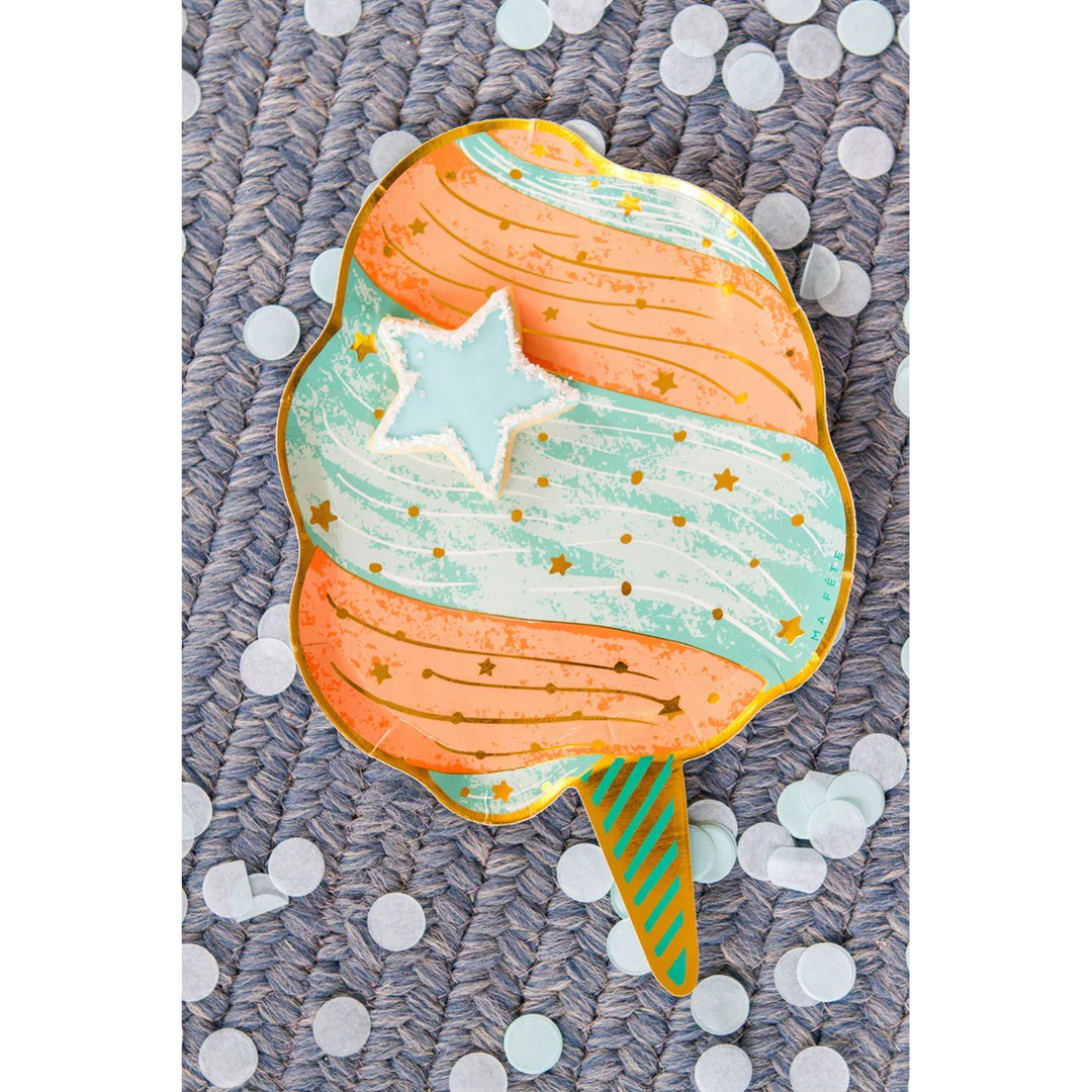 Ma Fete Cotton Candy Platesn - Set of 8