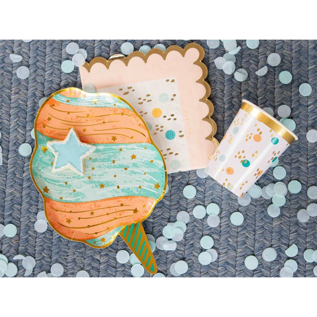 Ma Fete Cotton Candy Platesn - Set of 8