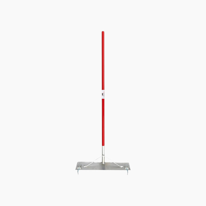 Goldblatt 24 inch gauge rake with pole for self-leveling coatings
