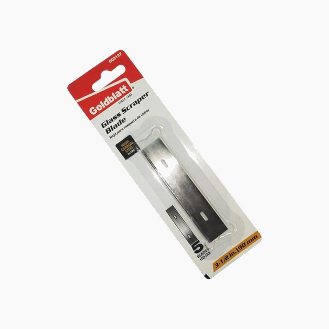 Goldblatt 5Pk 3-1/2In. Glass Scraper Blades
