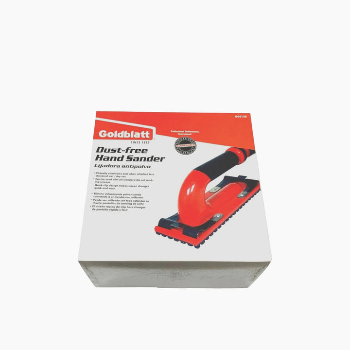 Goldblatt Dust-Free Hand Sander With 6Ft. Hose
