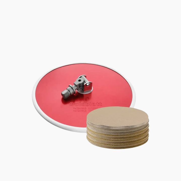 Goldblatt 9In. Radial Drywall Sander Kit With 6Pk Sanding Discs (100Gx2, 120Gx2, 150Gx2)