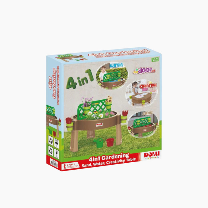 Dolu Gardening, Sand, Water and Creativity Table 4 In 1