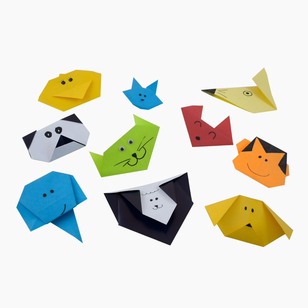 Waragami Origami Animal Faces Theme Kit - HUNA
