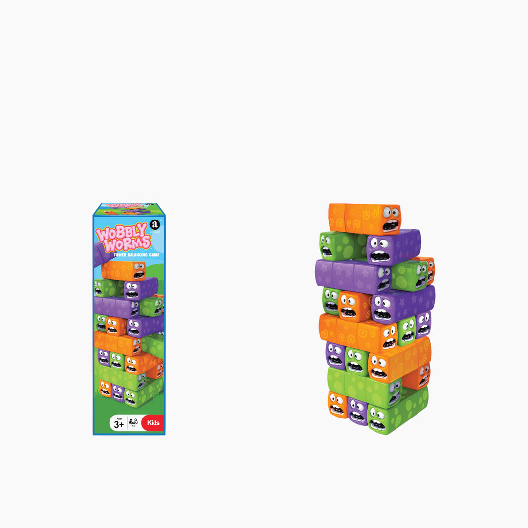Ambassador Wobbly Worm Tower Balancing Game