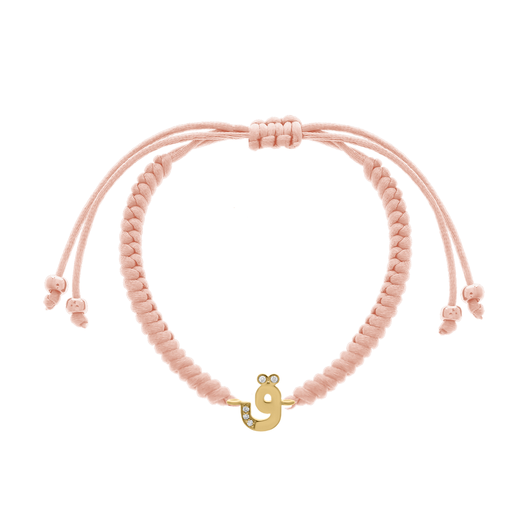 Baby Chic Fine Jewelry Arabic Initial Letter Bracelet - HUNA