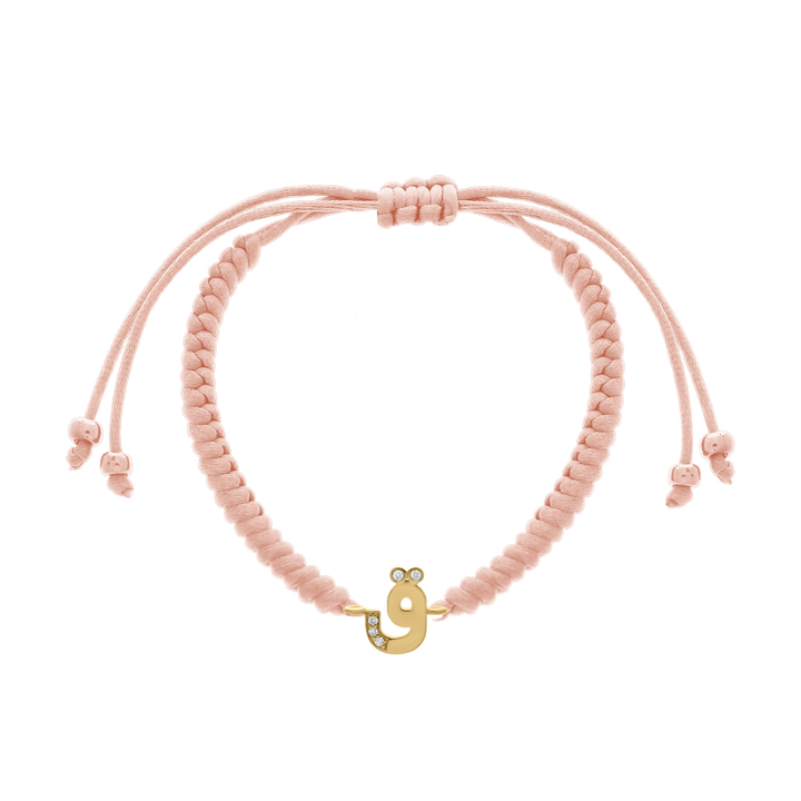Baby Chic Fine Jewelry Arabic Initial Letter Bracelet - HUNA