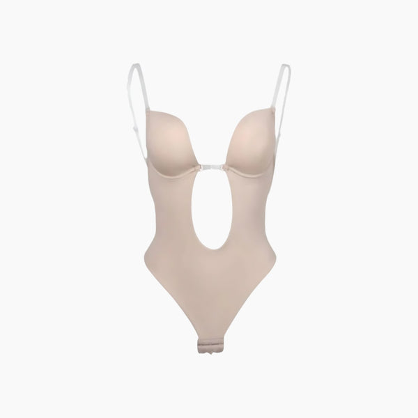 Backless Bodysuits U-Plunge Thong Shaper