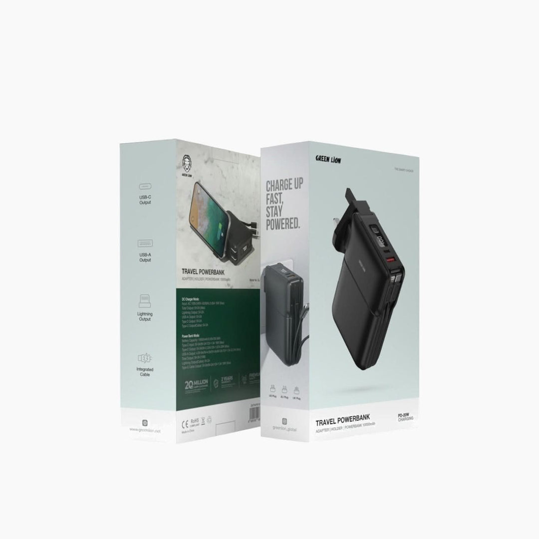 Green Lion Travel Power Bank - HUNA