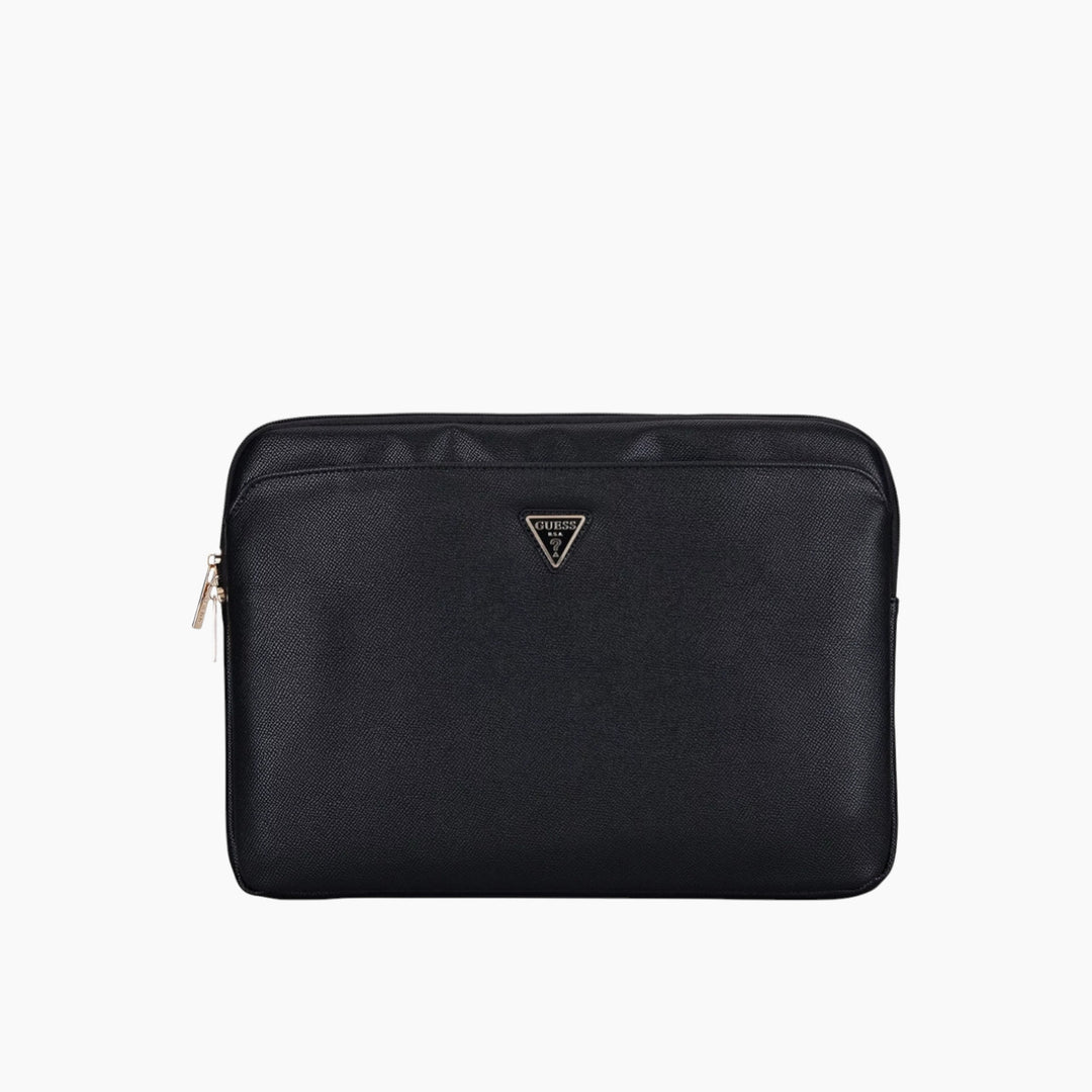 GUESS Grained Triangle Logo Laptop Sleeve 14 inch
