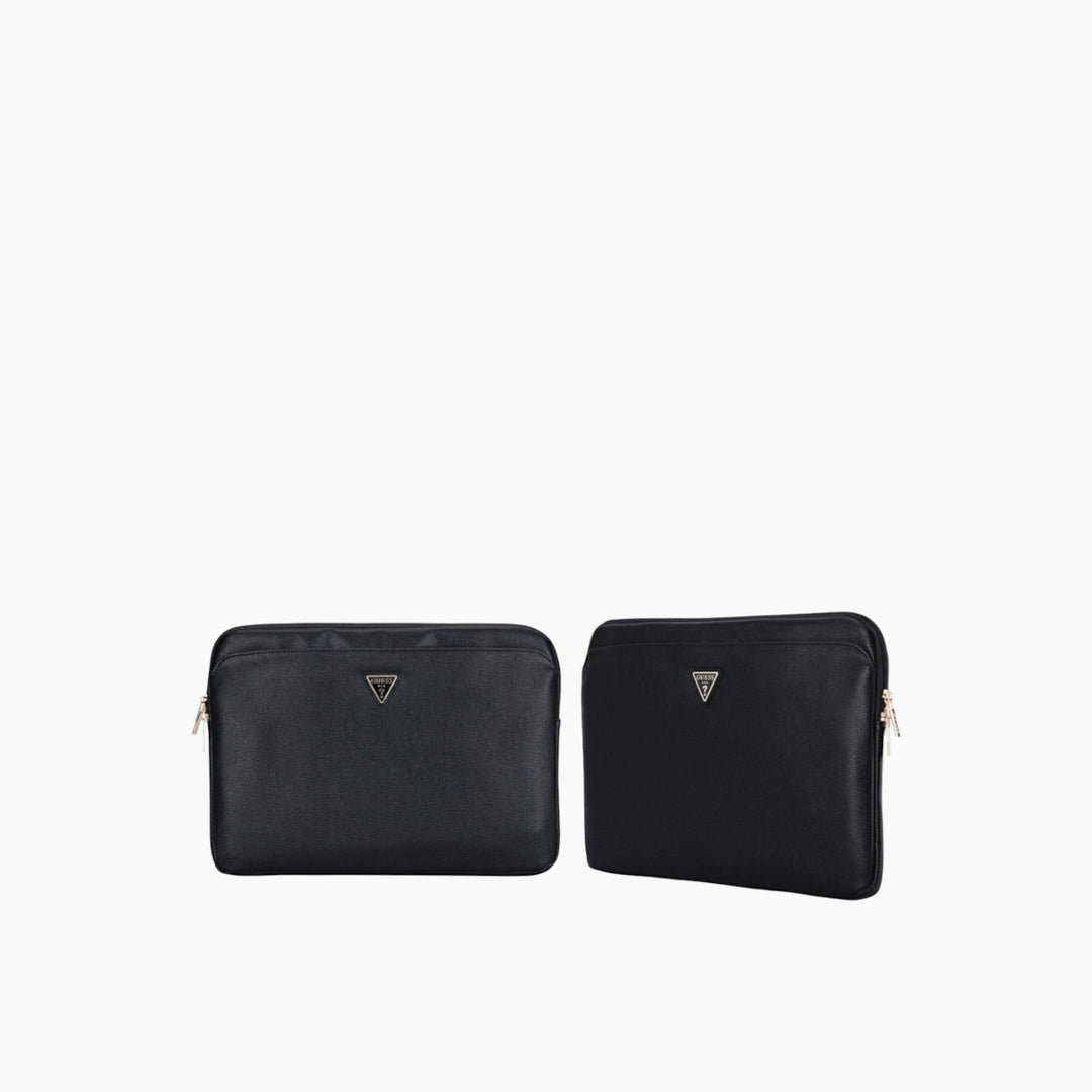 GUESS Grained Triangle Logo Laptop Sleeve 14 inch