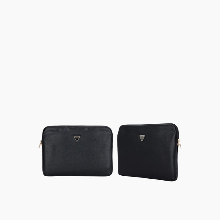 GUESS Grained Triangle Logo Laptop Sleeve 14 inch