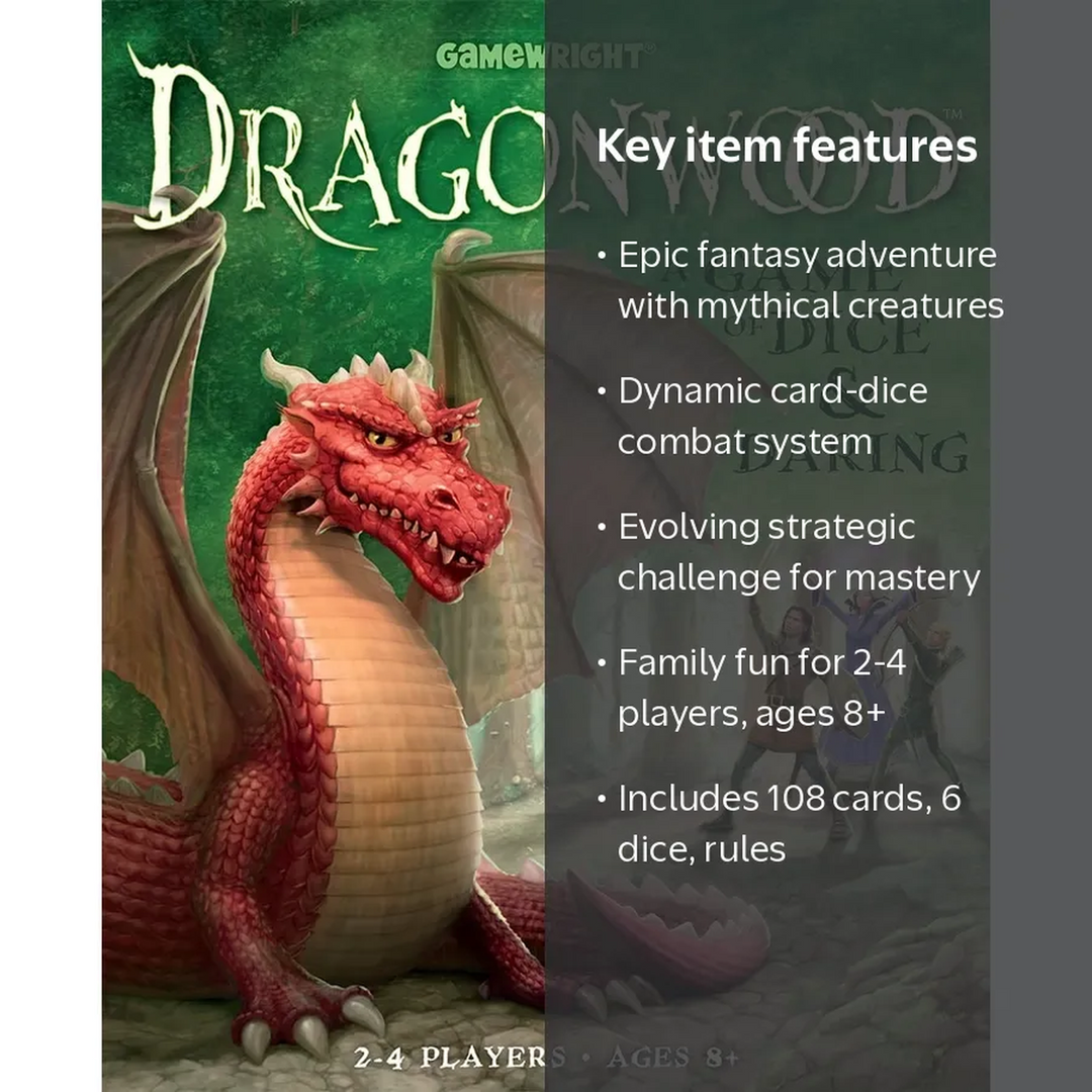 Dragonwood A Game of Dice &amp; Daring Board Game