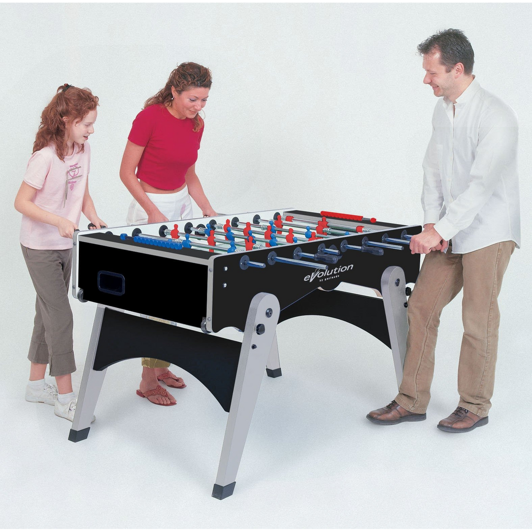 Garlando Foldy Evolution Football Table with Outgoing Rods – Laminate Playfield