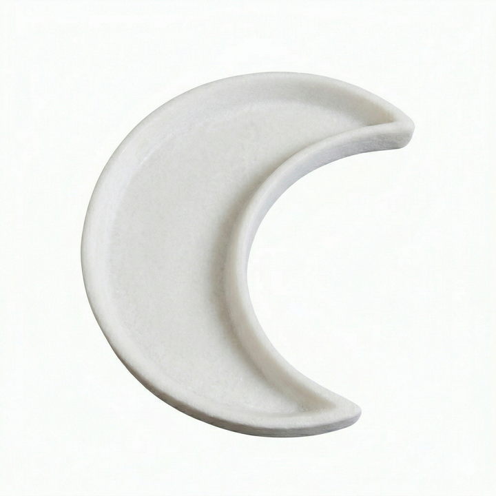 Stone And White Moon Plate - HUNA