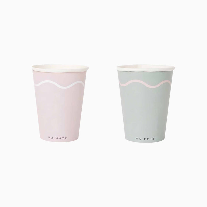 Ma Fete Signature Paper Cups - Set of 8