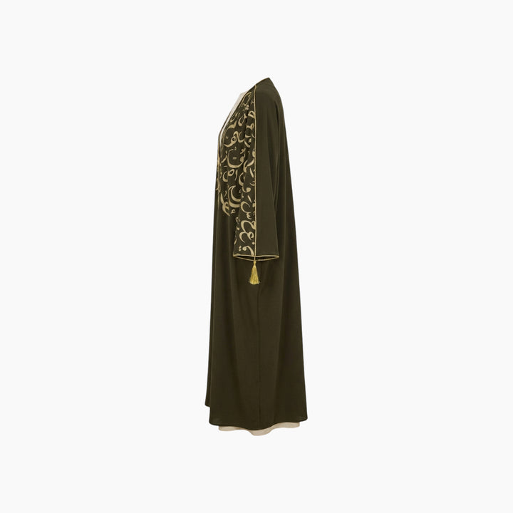 Amaara Arabian Olive Green Bisht