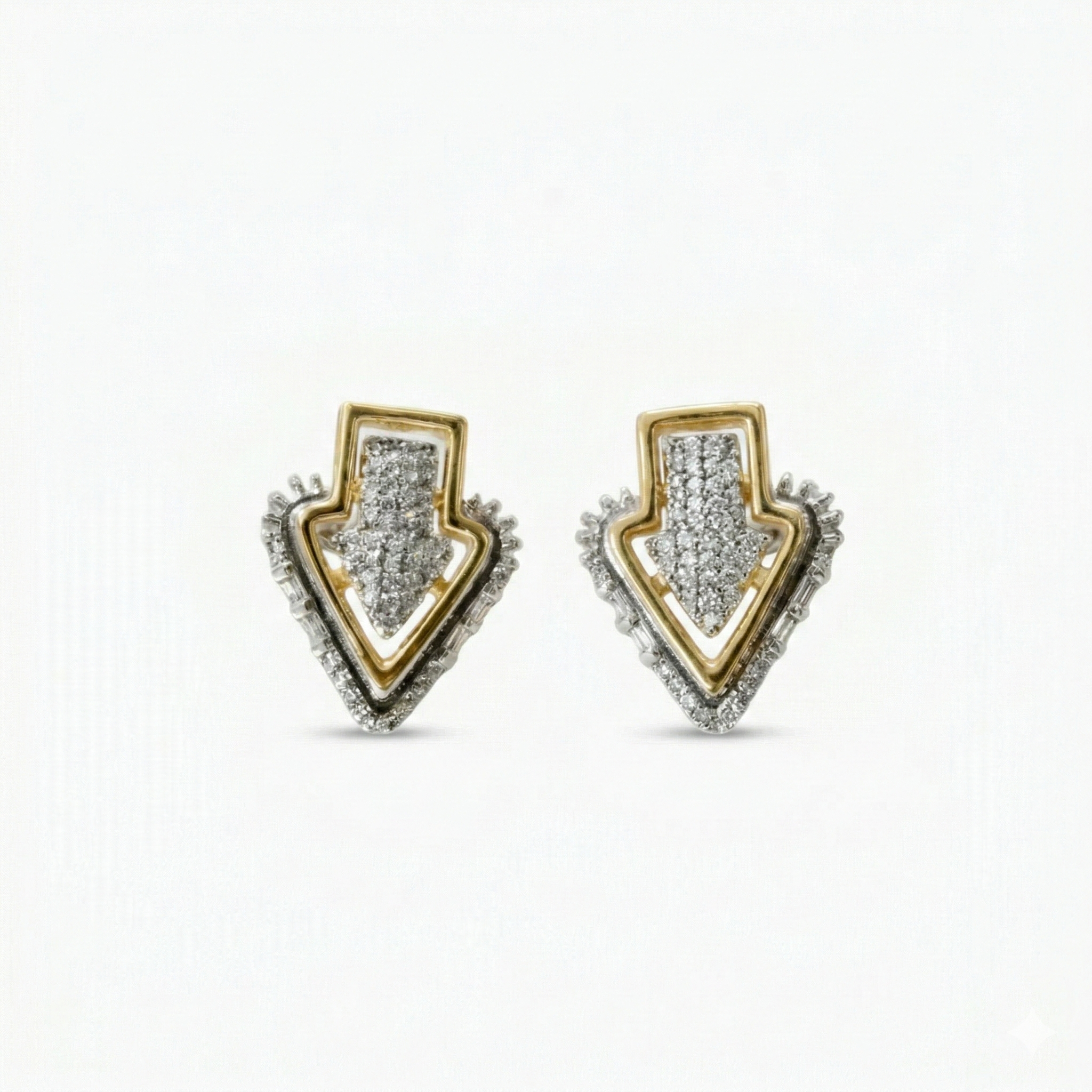 Thirteen Eight Point Made Earrings
