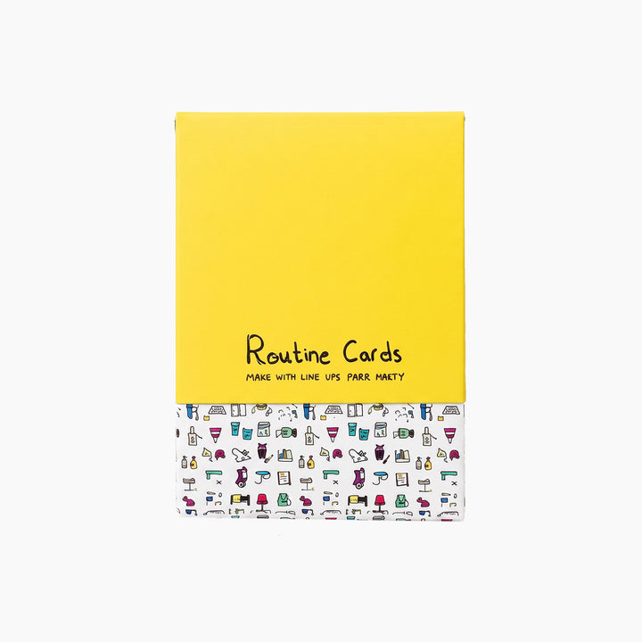 Mkandm By Mira Khleif set of 31 routine cards depicting daily home activities.
