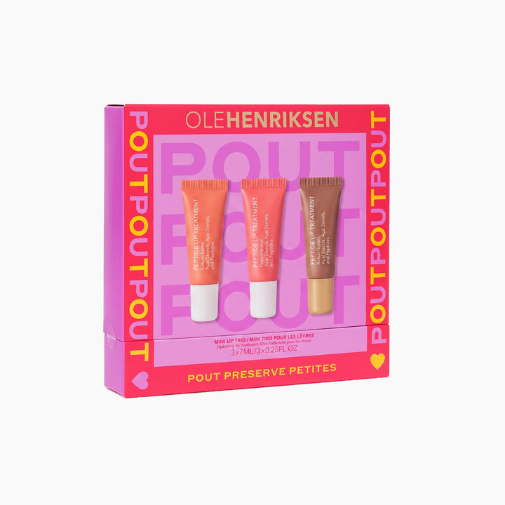 Ole Henriksen Pout Preserve Petites Mini Lip Trio With Peptides