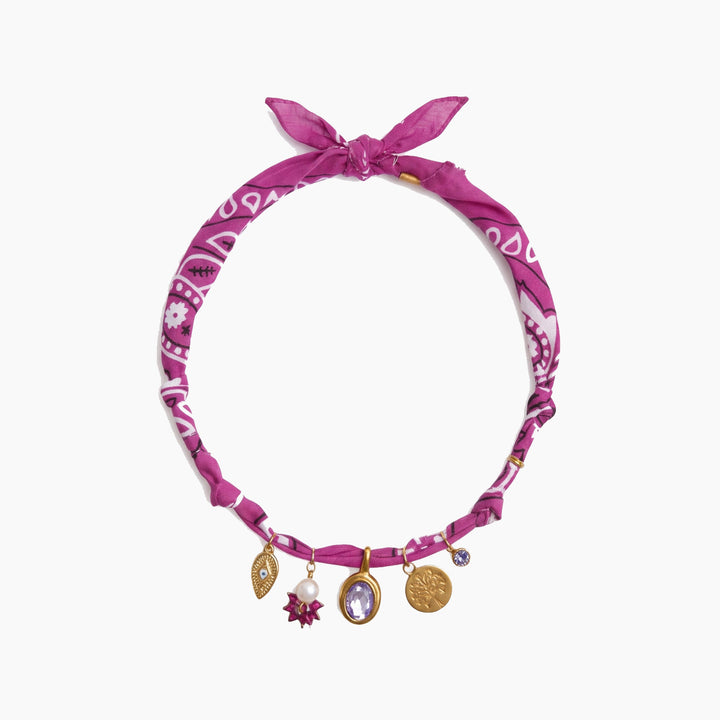 Bandana Charm Necklace